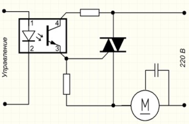 Тиристорный регулятор оборотов двигателя